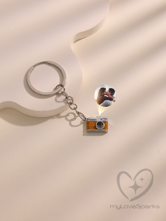 Custom Envelope Shaped Keychain with Projection