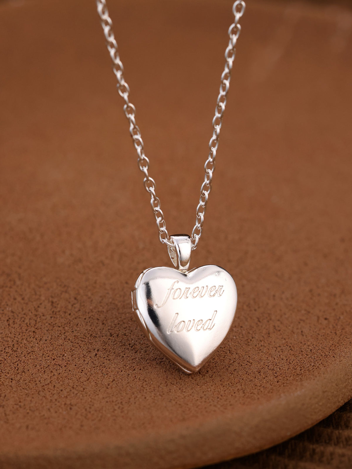 Personalized Heart Locket Necklace with Custom Photo & Engraving