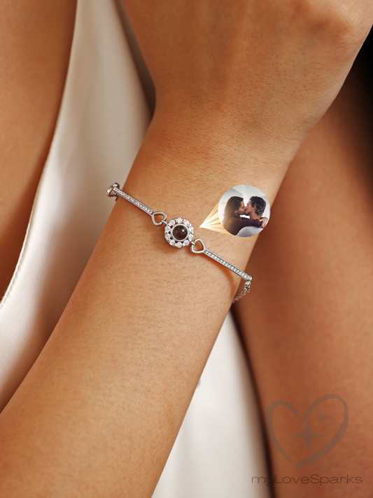 Custom Photo Projection  Bracelets for Women