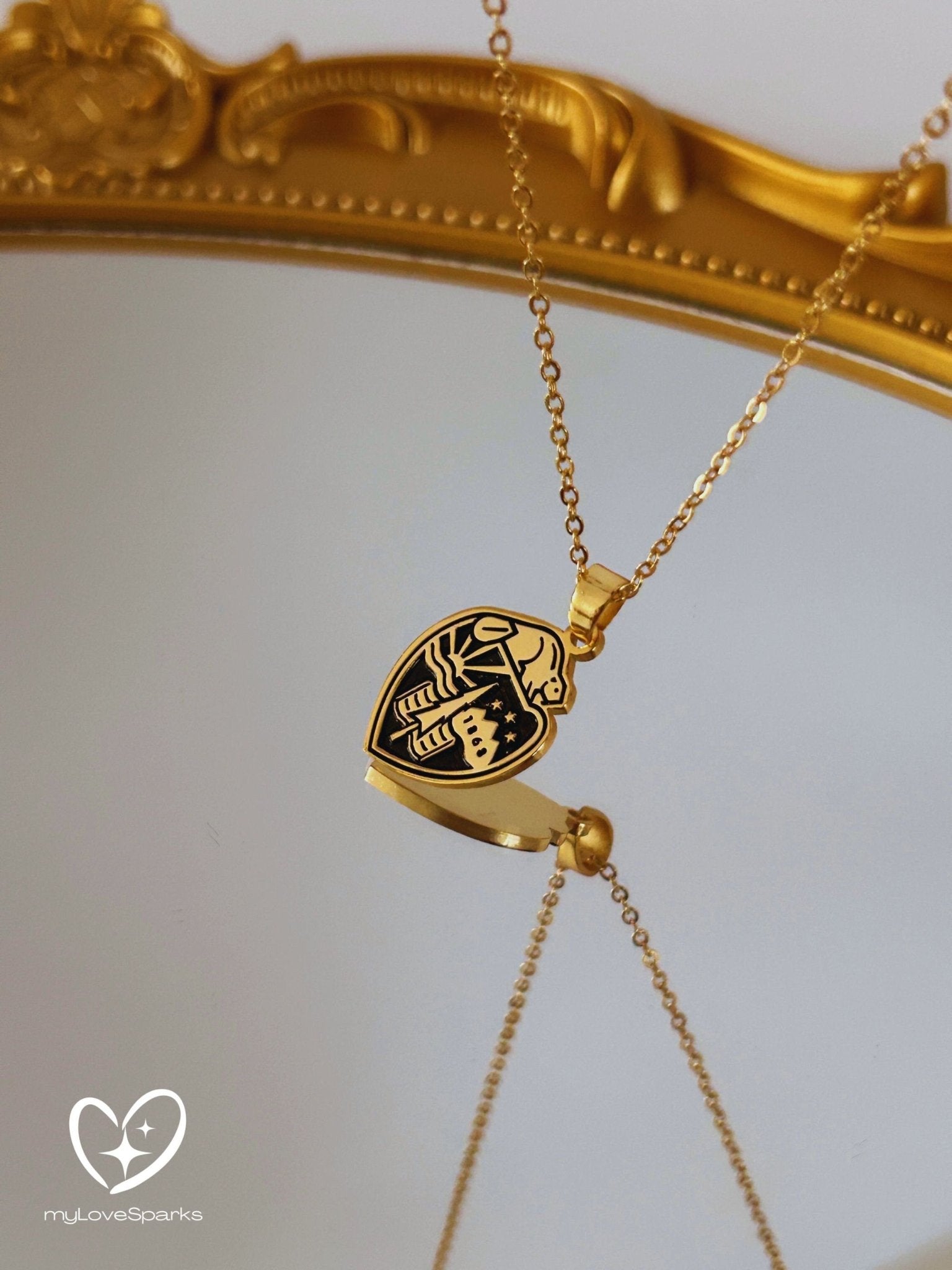 Custom Logo Necklace and Graduation Necklace - myLoveSparks Jewelry & GiftsFY