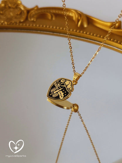 Custom Logo Necklace and Graduation Necklace - myLoveSparks Jewelry & GiftsFY