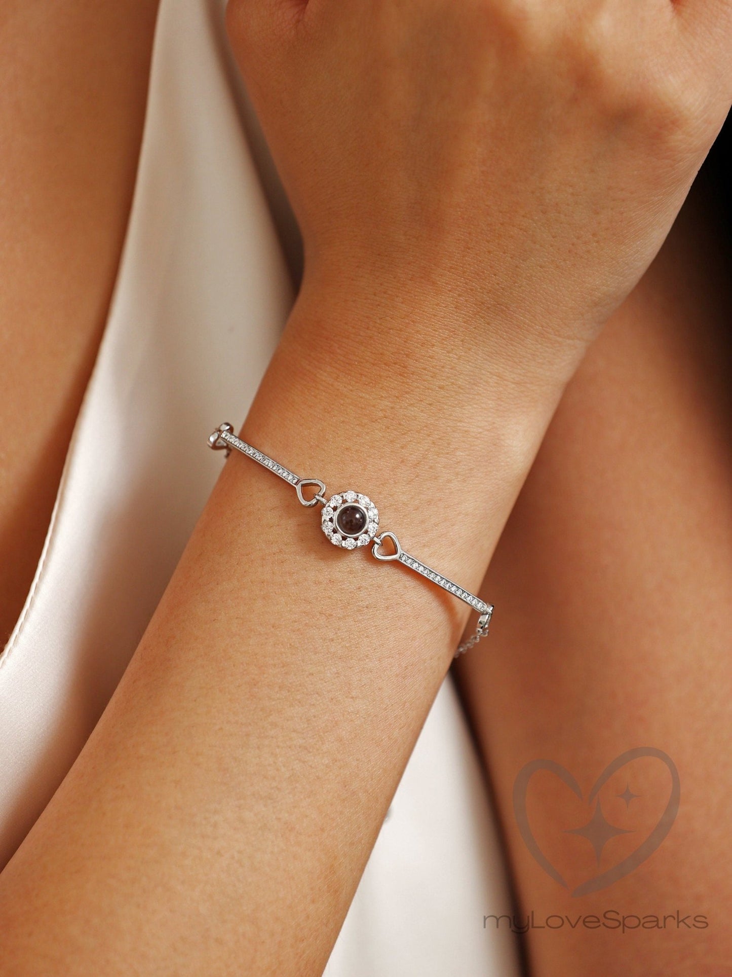 Custom Photo Projection Bracelets for Women - myLoveSparks Jewelry & GiftsHJ