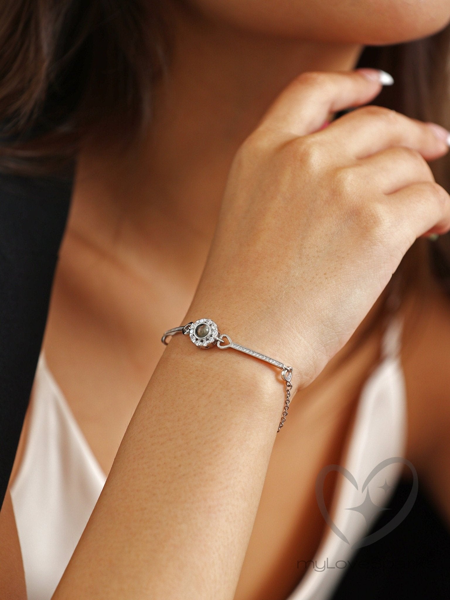 Custom Photo Projection Bracelets for Women - myLoveSparks Jewelry & GiftsHJ