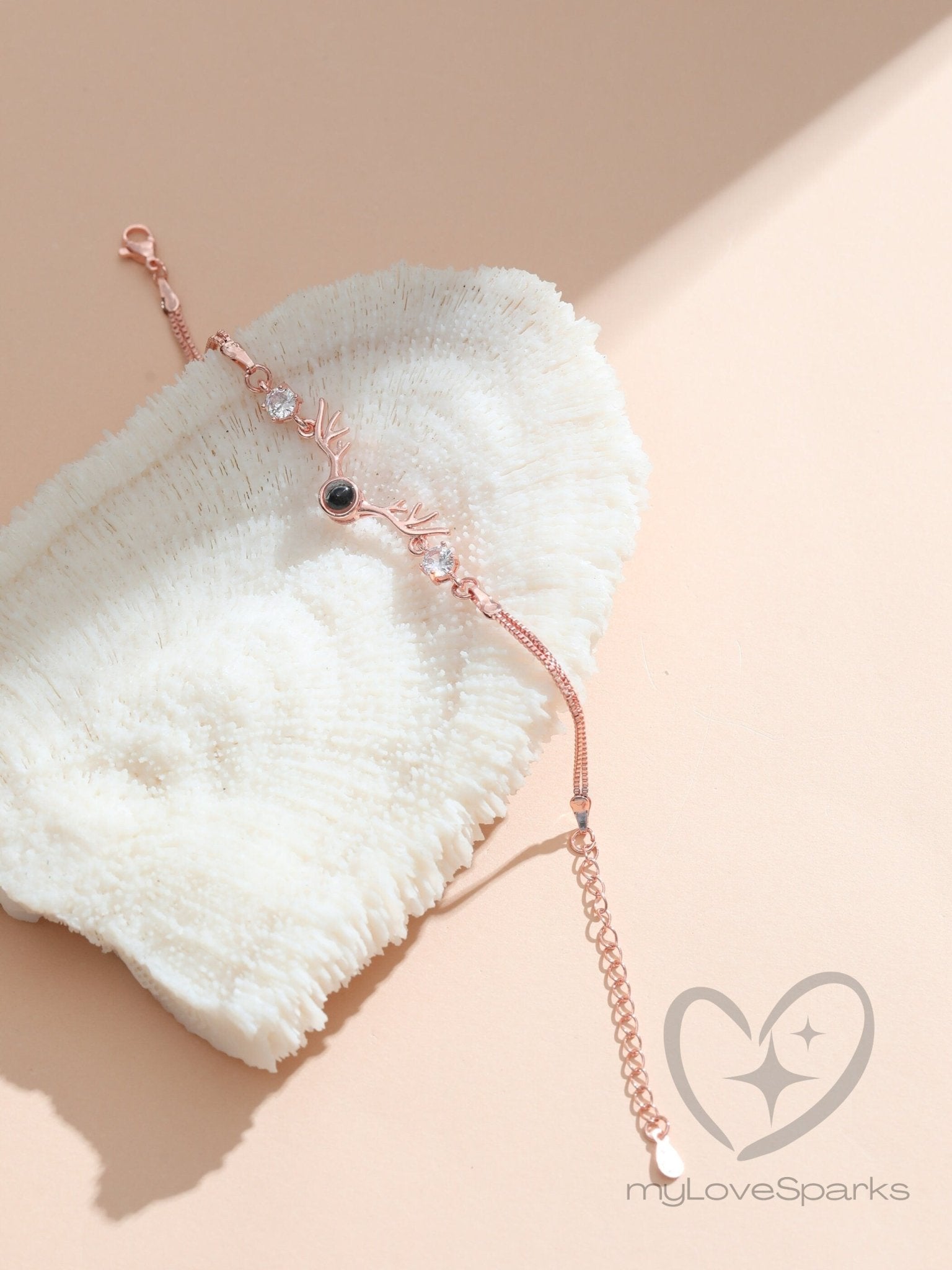 Personalized Angular Photo Projection Bracelets - myLoveSparks Jewelry & GiftsHJ