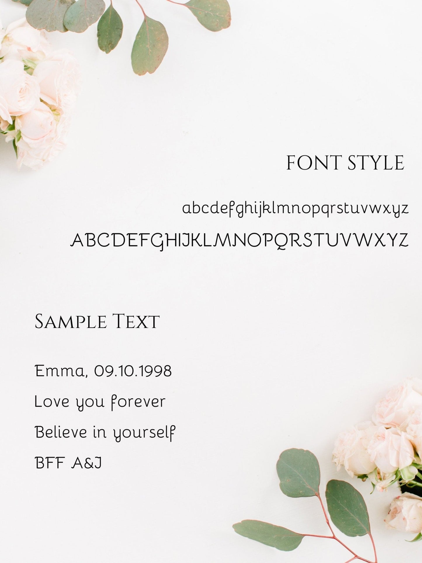 Personalized Birth Flower Disc Necklace - myLoveSparks Jewelry & GiftsFY