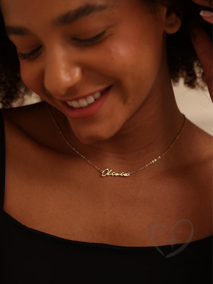 Personalized Dainty Name Necklace - myLoveSparks Jewelry & GiftsFY