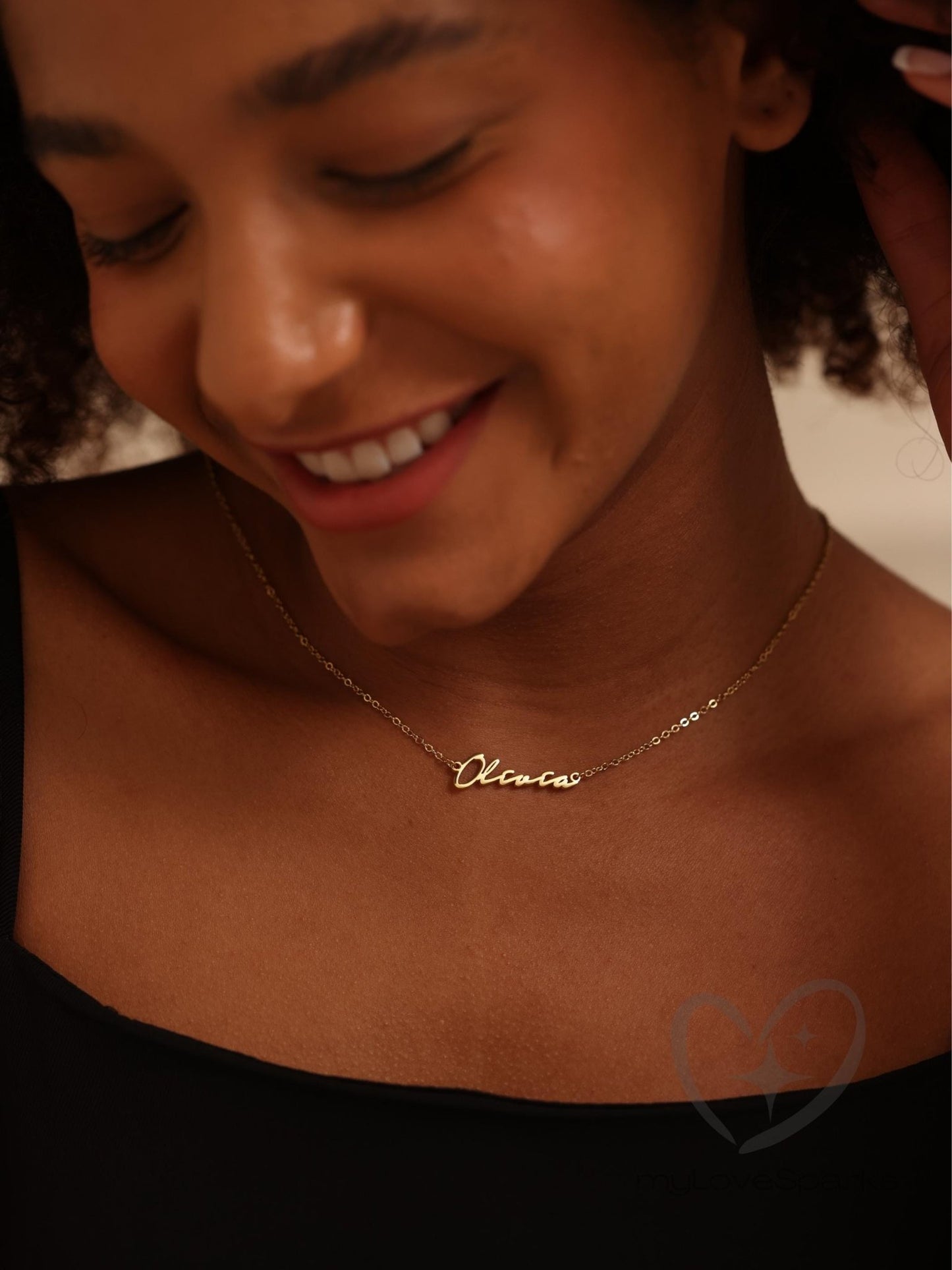 Personalized Dainty Name Necklace - myLoveSparks Jewelry & GiftsFY