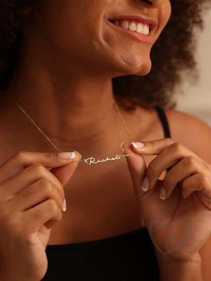 Personalized Dainty Name Necklace - myLoveSparks Jewelry & GiftsFY