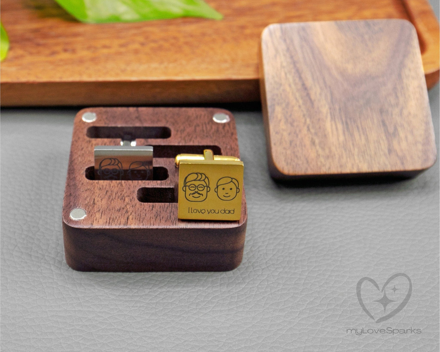 Personalized Engraved Cufflinks - myLoveSparks Jewelry & Gifts