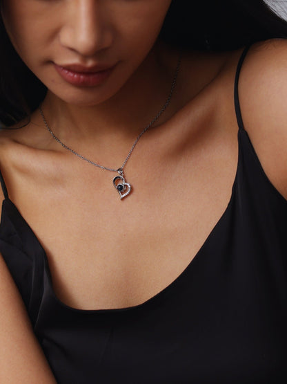 Personalized Heart Necklace with Photo Projection - myLoveSparks Jewelry & GiftsCL