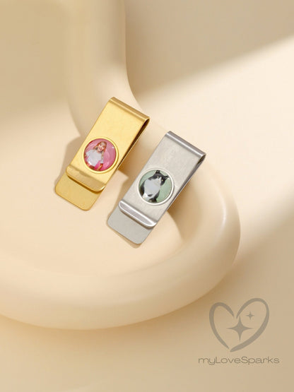 Personalized Money Clip with Photo - myLoveSparks Jewelry & GiftsHN