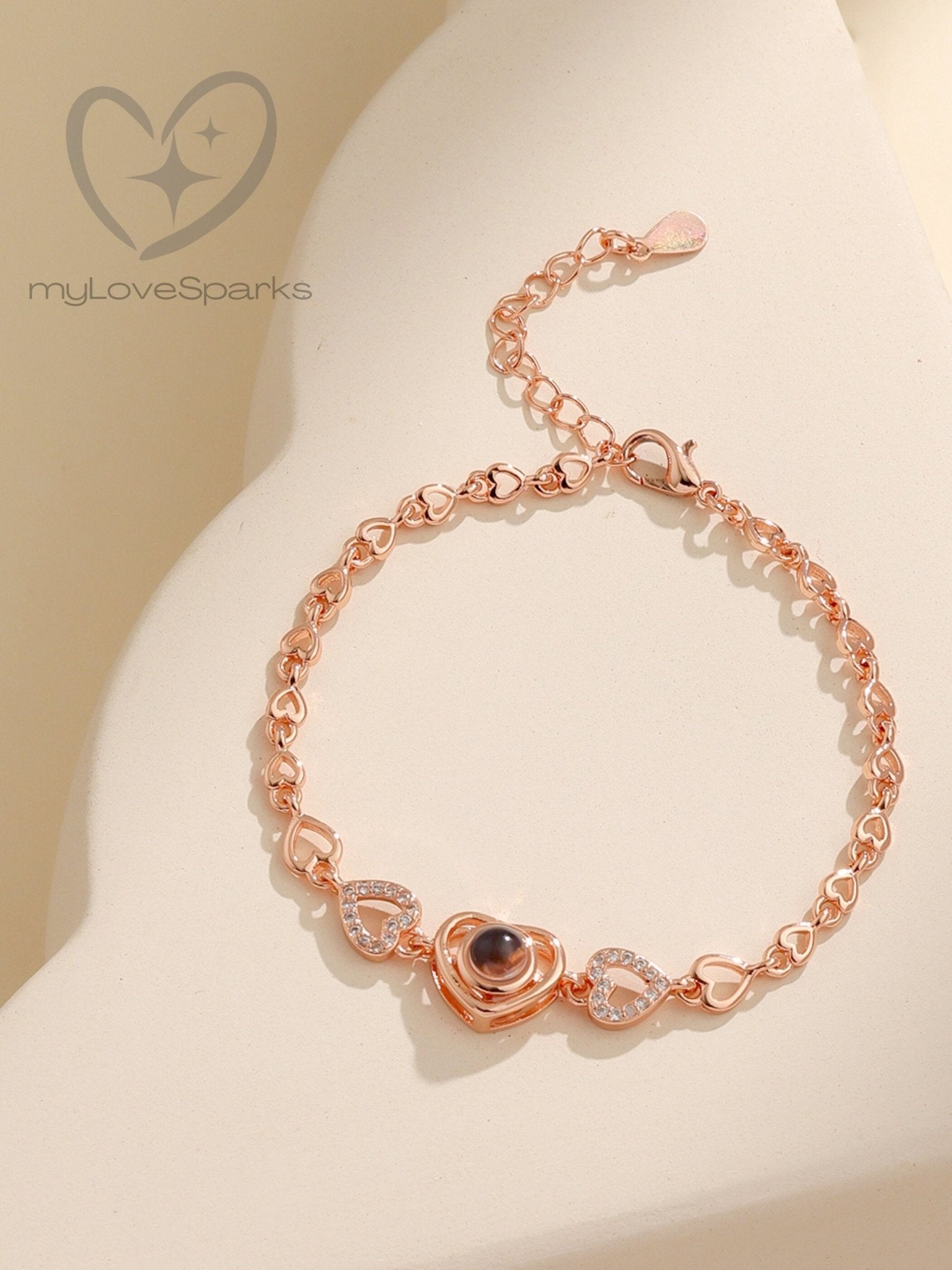 Personalized Photo Projection Bracelets For Women - myLoveSparks Jewelry & GiftsHJ