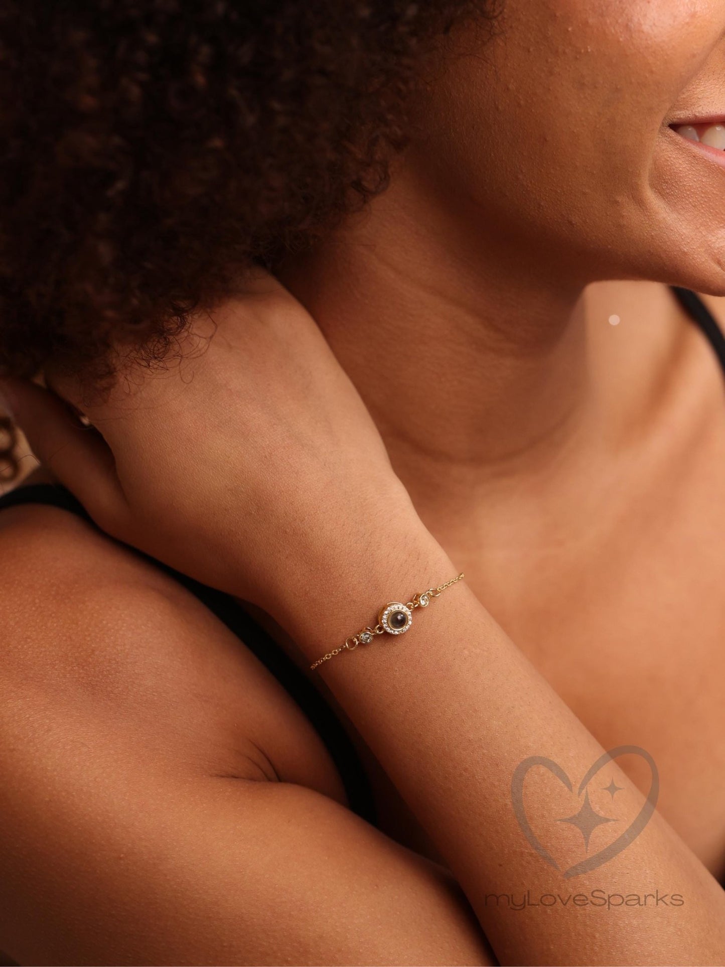 Personalized Photo Projection Bracelet - myLoveSparks Jewelry & GiftsCL