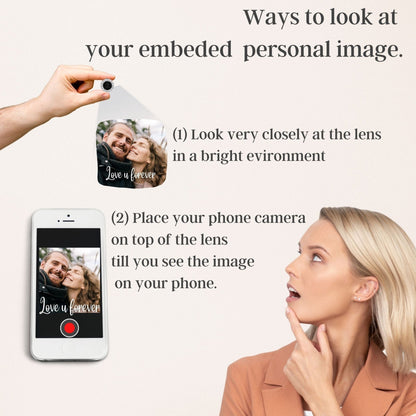 Personalized Photo Projection Corded Bracelet - myLoveSparks Jewelry & GiftsCL