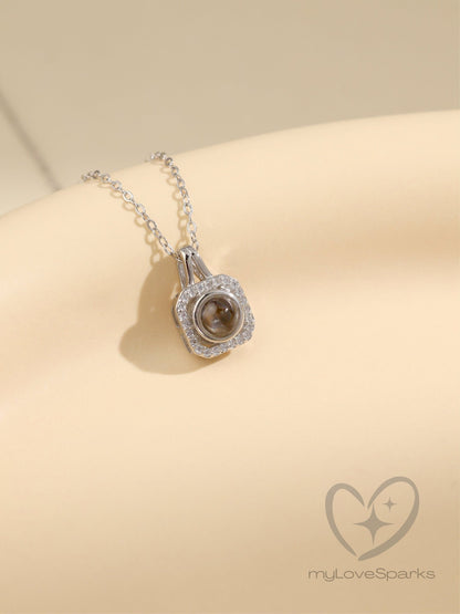 Personalized Photo Projection Necklace For Women - myLoveSparks Jewelry & Giftssw