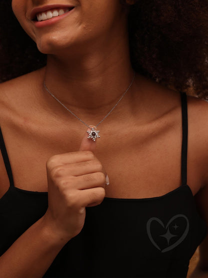 Personalized Photo Projection Necklace with Hexagon Pendant - myLoveSparks Jewelry & GiftsCL