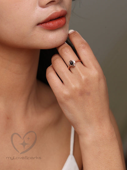 Personalized Photo Projection Ring - myLoveSparks Jewelry & GiftsCL