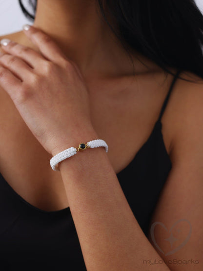 Personalized Photo Projection Rope Bracelet in Colors - myLoveSparks Jewelry & GiftsCL