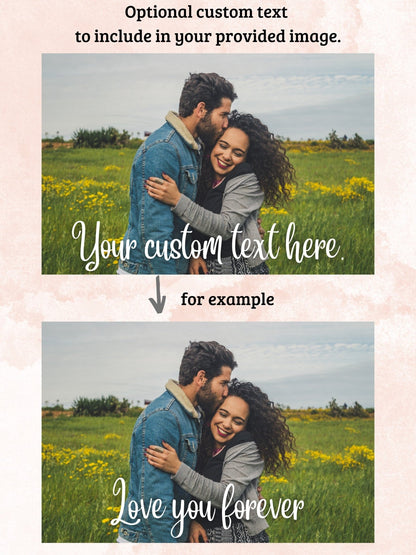 Personalized Photo Projection with Clover Necklace - myLoveSparks Jewelry & Giftssw