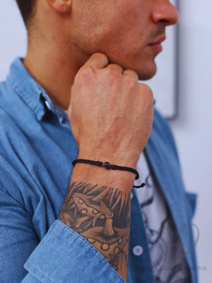 Personalized Rope Bracelet in Colors with Photo Inside - myLoveSparks Jewelry & GiftsCL