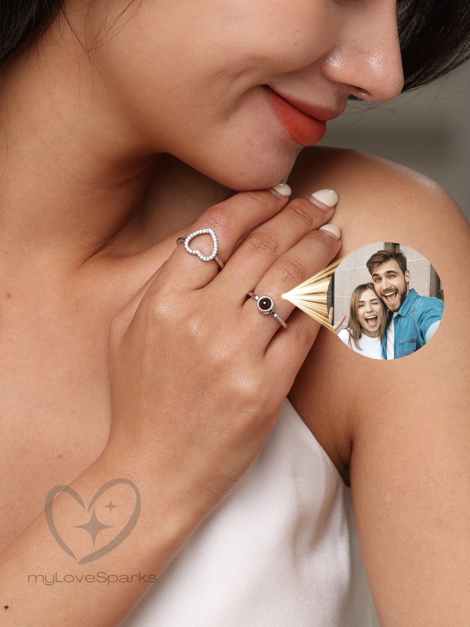 Personalized Stackable Ring for Women - myLoveSparks Jewelry & GiftsCL