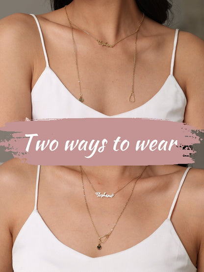 Personalized Stethoscope Necklace with Name for Nurse and Doctor Graduate - myLoveSparks Jewelry & GiftsFY